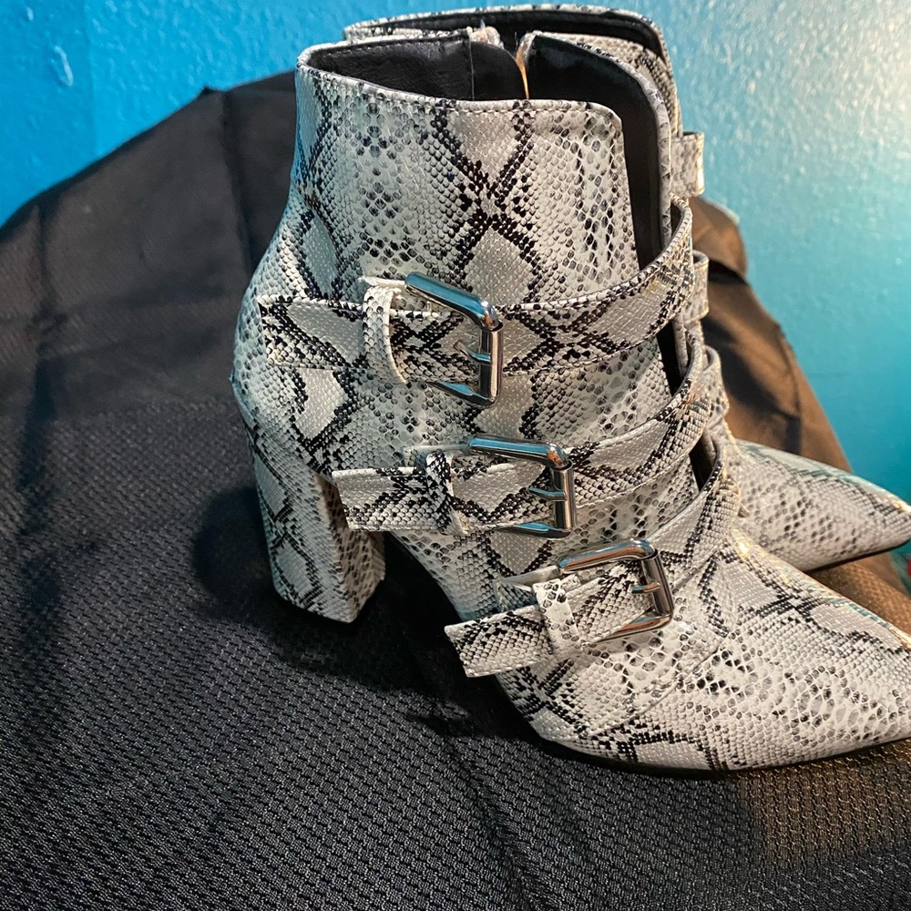 Cute animal print boots